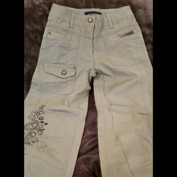 3/$25 Ani Sanzuri adjustable waist elastic at hem - Picture 3 of 6